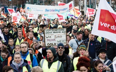 Alemania paralizada por huelga masiva de transporte