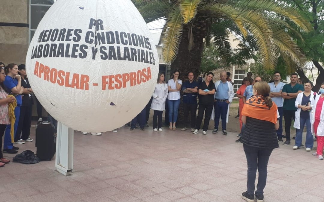 Salud marchará este martes en protesta por los descuentos a los trabajadores