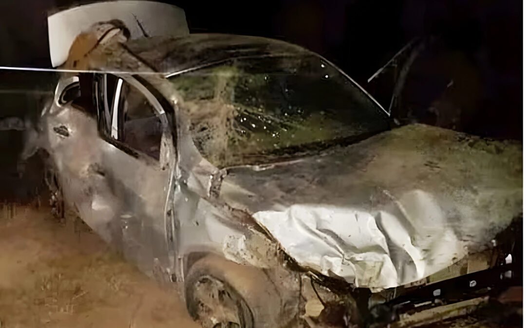 Rosario Vera Peñaloza: Vehículo volcó tras reventar un neumático en Ruta 29