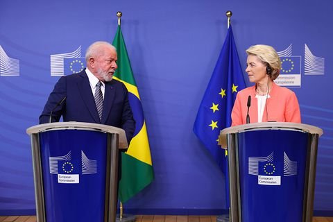 Brasil aseguró que busca discutir con Europa sobre la problemática climática y la transición a energías renovables