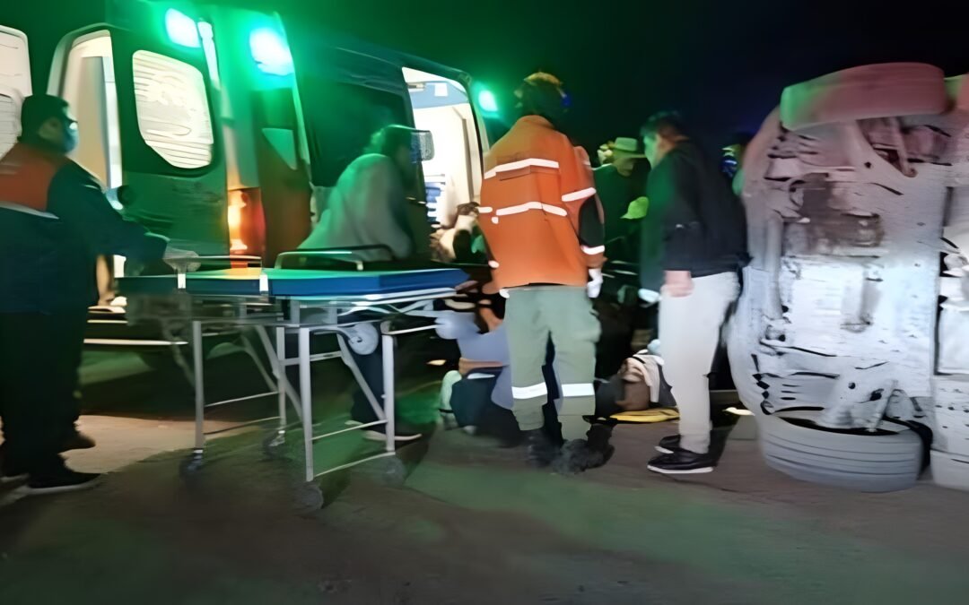 Accidente en Ruta 38: Una ford Ecosport chocó y volcó con siete ocupantes en Río Mal Paso