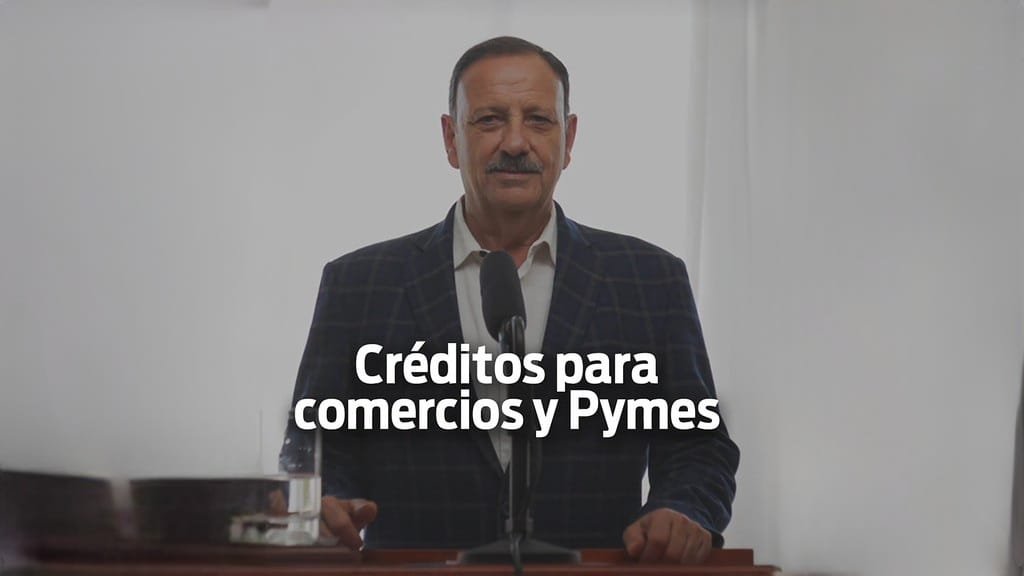 Quintela anunció $100 millones de pesos para otorgar créditos a comercios y PyMes