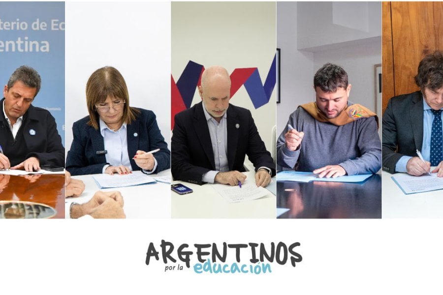 Compromiso Educativo 2023: Cinco de los candidatos a Presidente firman su apoyo