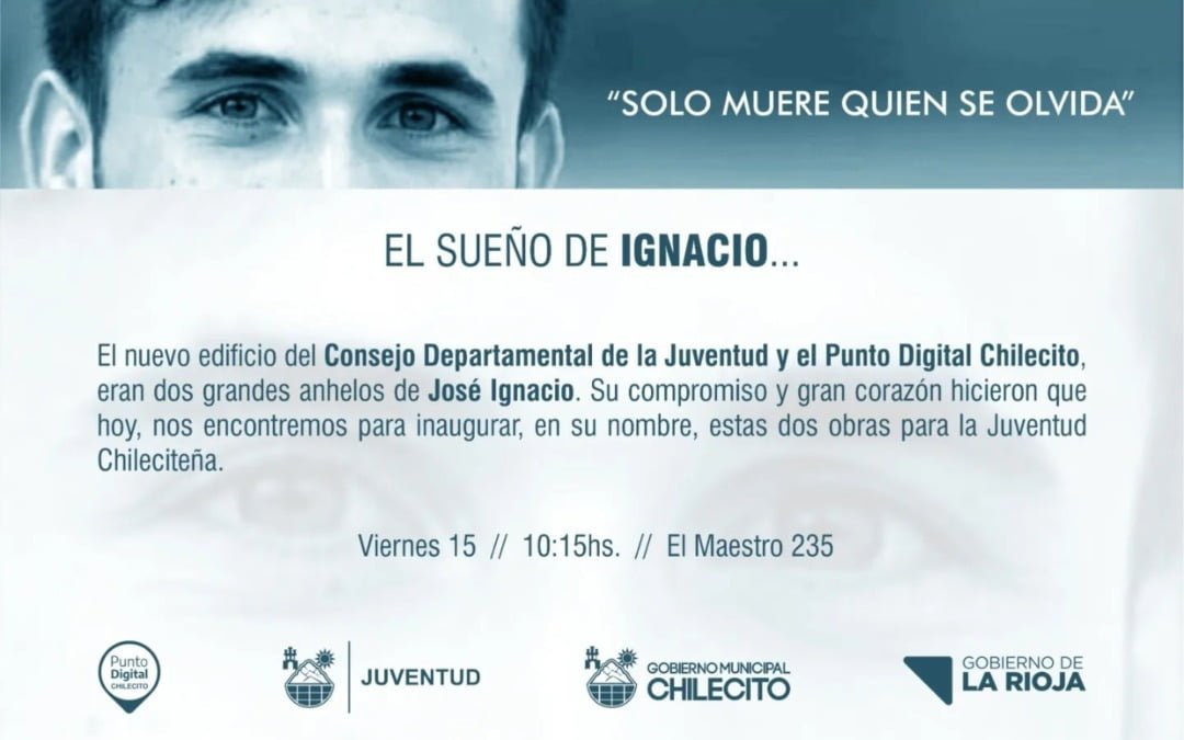 Hoy se inaugurará el edificio de Juventudes “José Ignacio”
