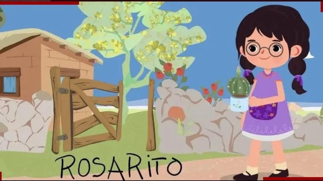 El lunes se estrenará en el canal de Tv Paka Paka la serie animada “Rosarito y sus pizarras mágicas”