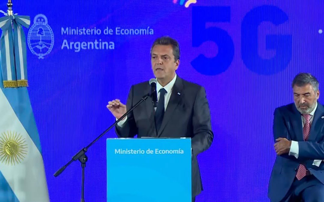 Massa anunció la llegada de la tecnología 5G a la Argentina