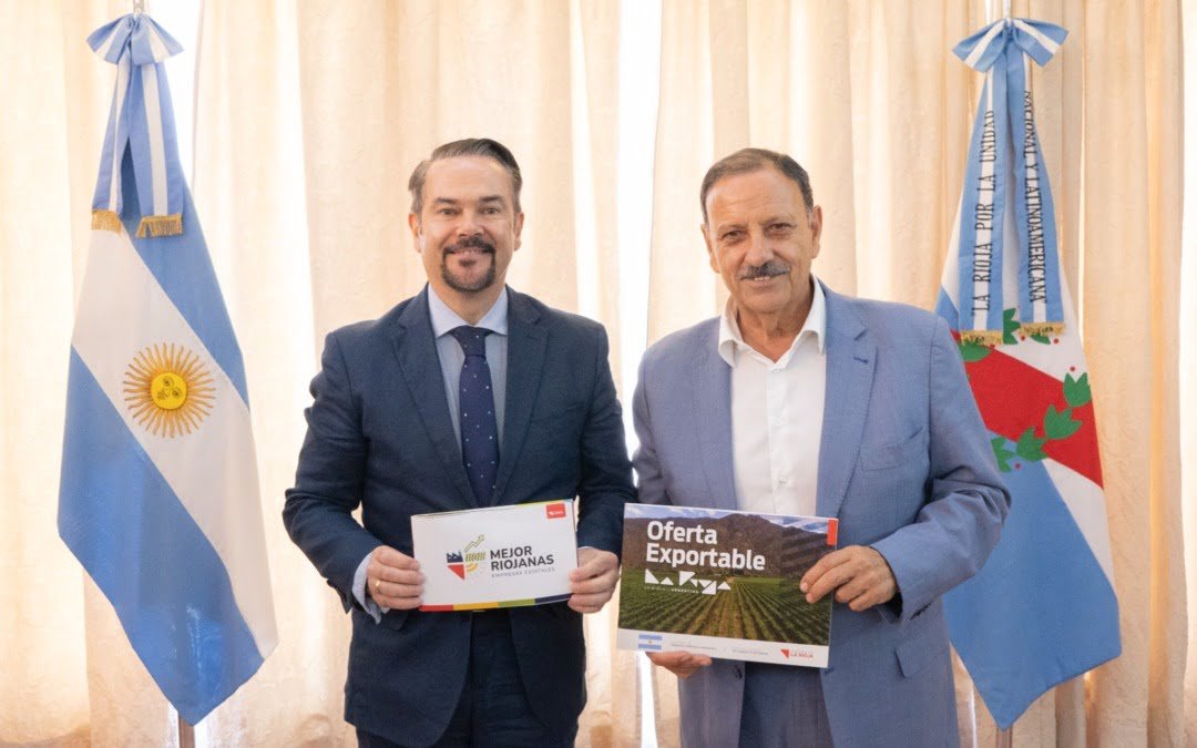 Autoridades de la Embajada de Francia visitan La Rioja para conocer el potencial y establecer lazos comerciales