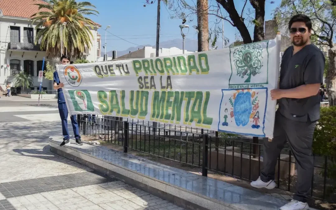 Capital: Realizan jornada por el Día Mundial de la Salud Mental