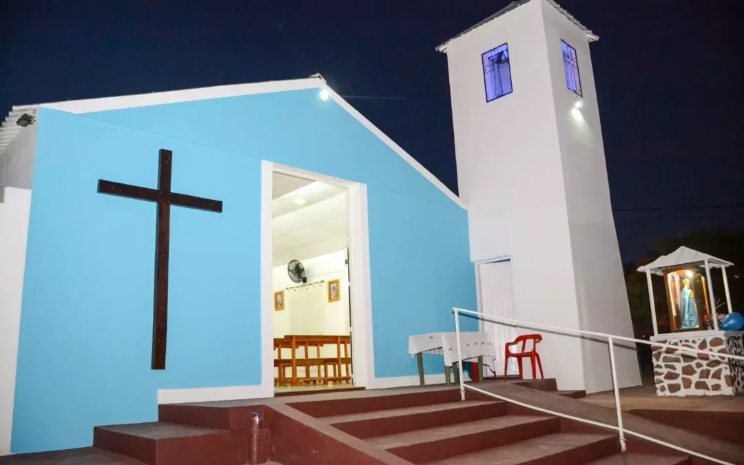Inauguran refacción de la Capilla Virgen del Valle