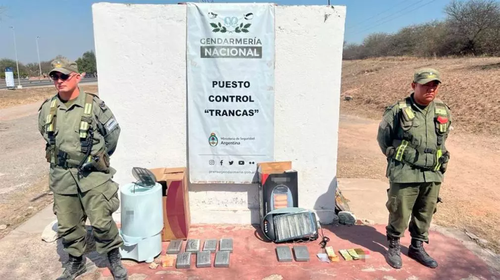 Jujuy: Ciudadana de Bolivia fue detenida tras ingresar por un paso no habilitado con 9 kilos de cocaína ocultos en batería para auto