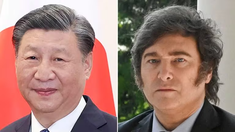 El presidente de china felicitó a Javier Milei por su elección como presidente