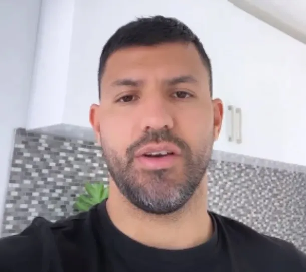 El Kun Agüero desmintió haber sufrido un accidentes tras la viralización de una noticia falsa replicada por importantes medios