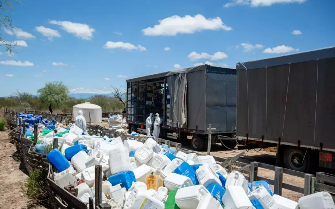 Envases fitosanitarios: Recolectan casi 4 mil recipientes en Chilecito