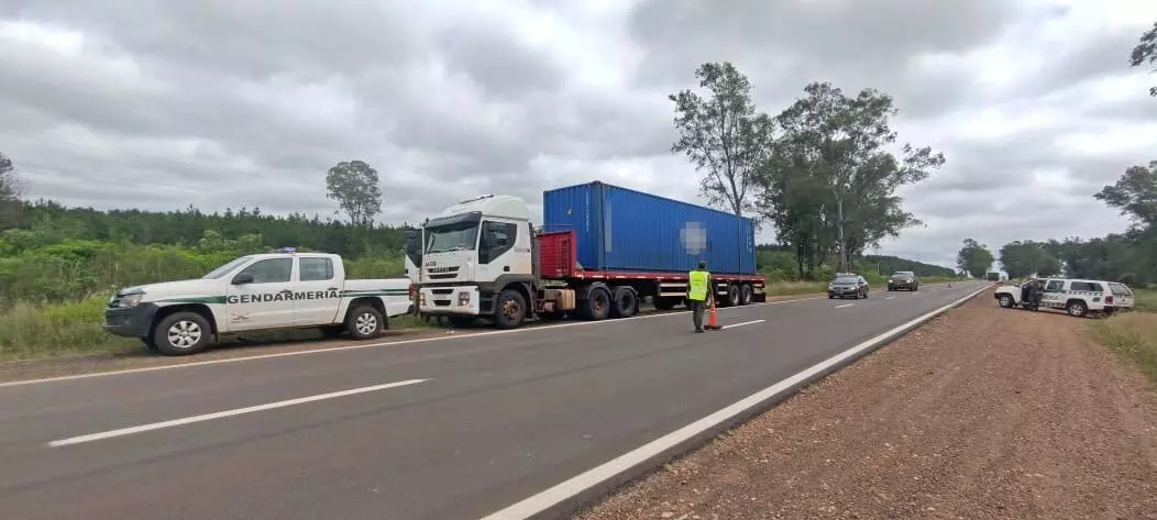 Misiones: Decomisaron 72 kg de marihuana que eran transportados en la cabina de un camión