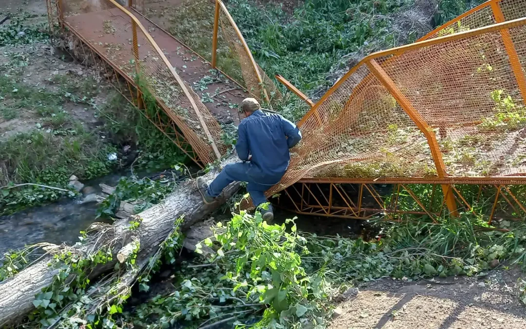 Tras el temporal, el Parque El Bosquecillo de Sañogasta permanecerá cerrado hasta nuevo aviso