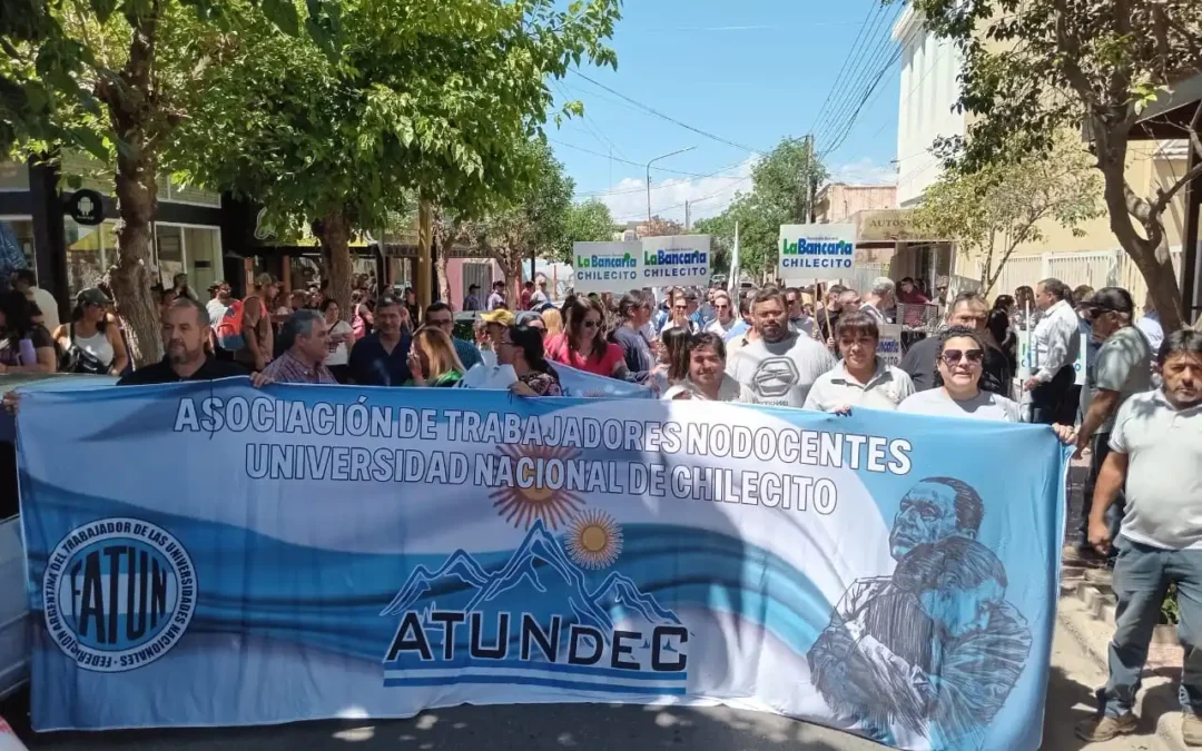 Chileciteños se manifestaron contra el ajuste, el DNU y la “Ley Ómnibus” que se debatirán el martes