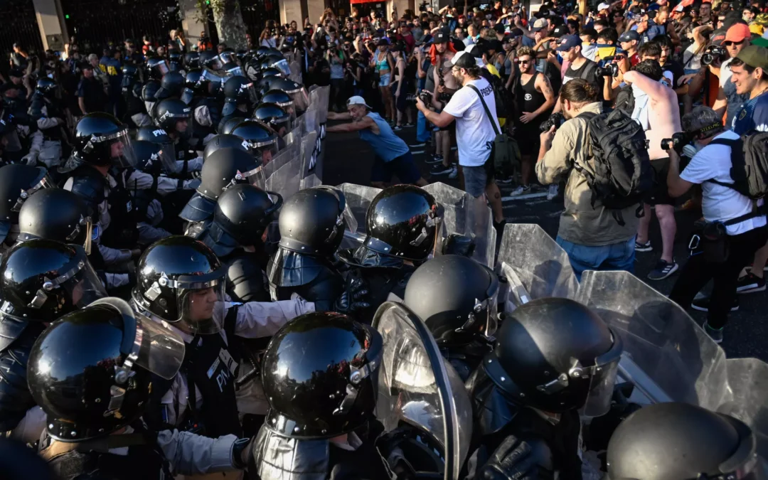 Bullrich respaldó el accionar de las fuerzas de seguridad durante las manifestaciones frente al Congreso