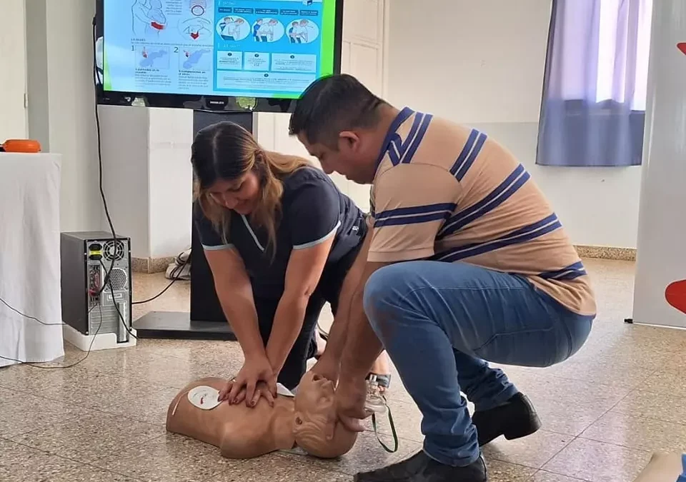 Hospital: Profesionales de Capital capacitaron sobre RCP