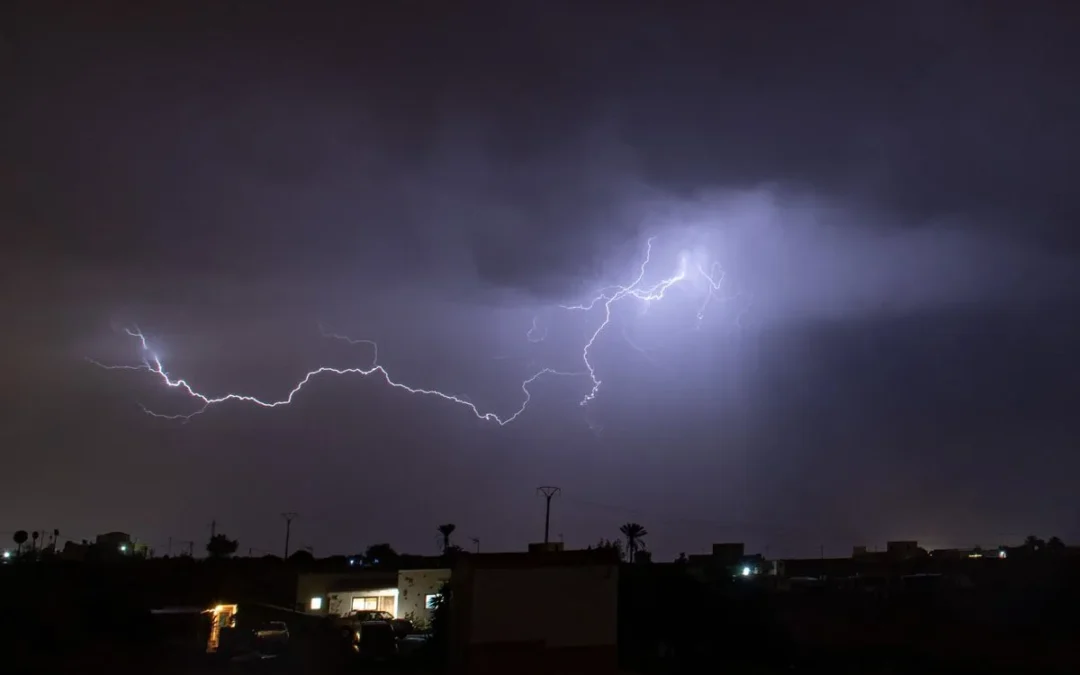 Se registró una fuerte tormenta en La Rioja