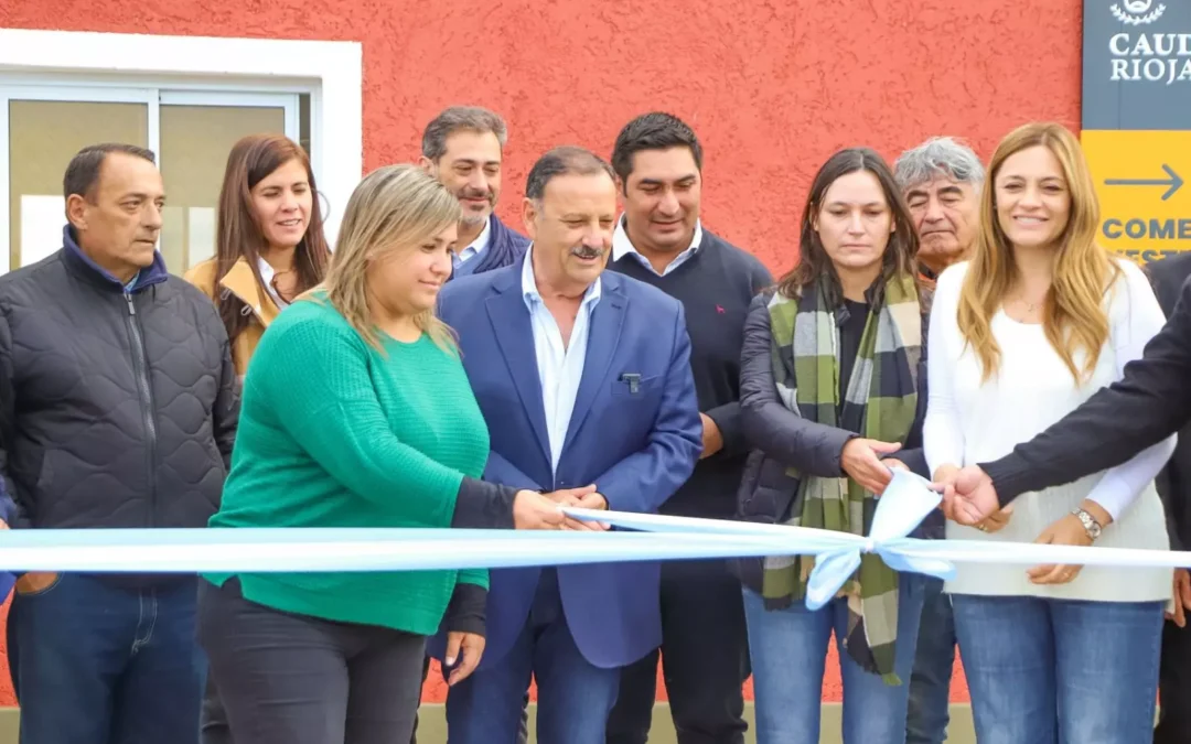 La Provincia inauguró instalaciones para mayor comodidad de los trabajadores de la Cabaña de mejora de raza vacuna, «Caudillos Riojanos»