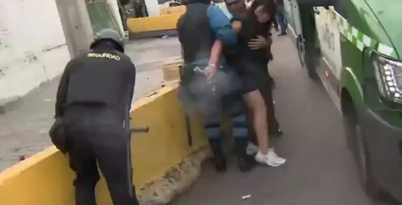 Chile: una mujer será imputada por homicidio frustrado tras arrebatarle el arma a un agente durante su detención