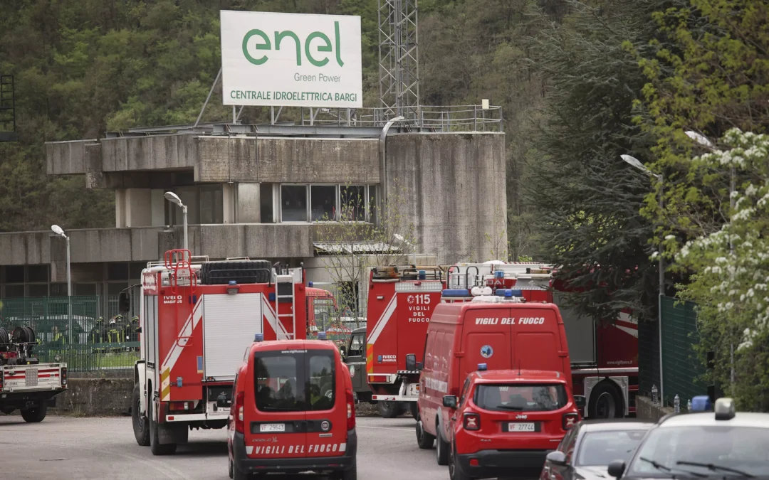 Tres fallecidos y cuatro desaparecidos tras la explosión de una central hidroeléctrica en Italia