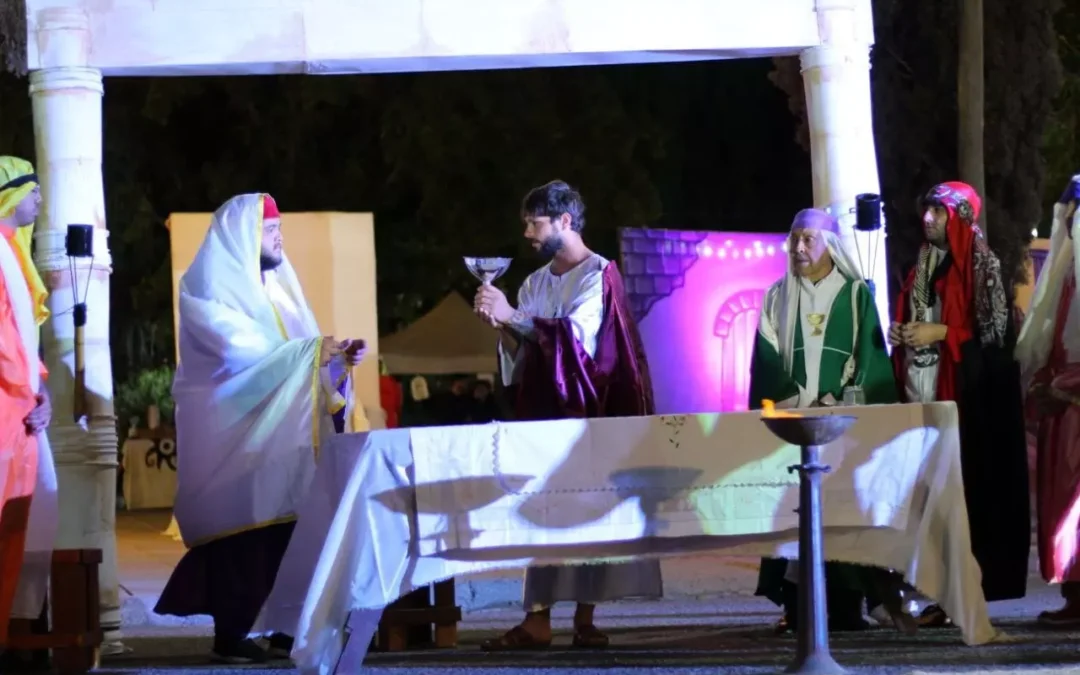 El domingo realizaron la obra “Jesús, Hombre y Señor”