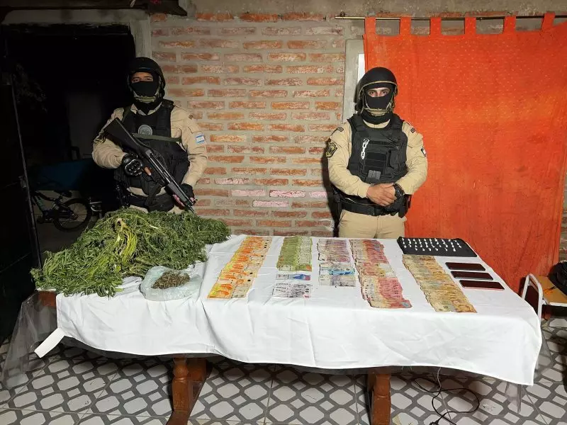 Prefectura secuestró 276 kilos de marihuana y detuvo a cuatro personas tras dos operativos en Misiones y Santa Fe