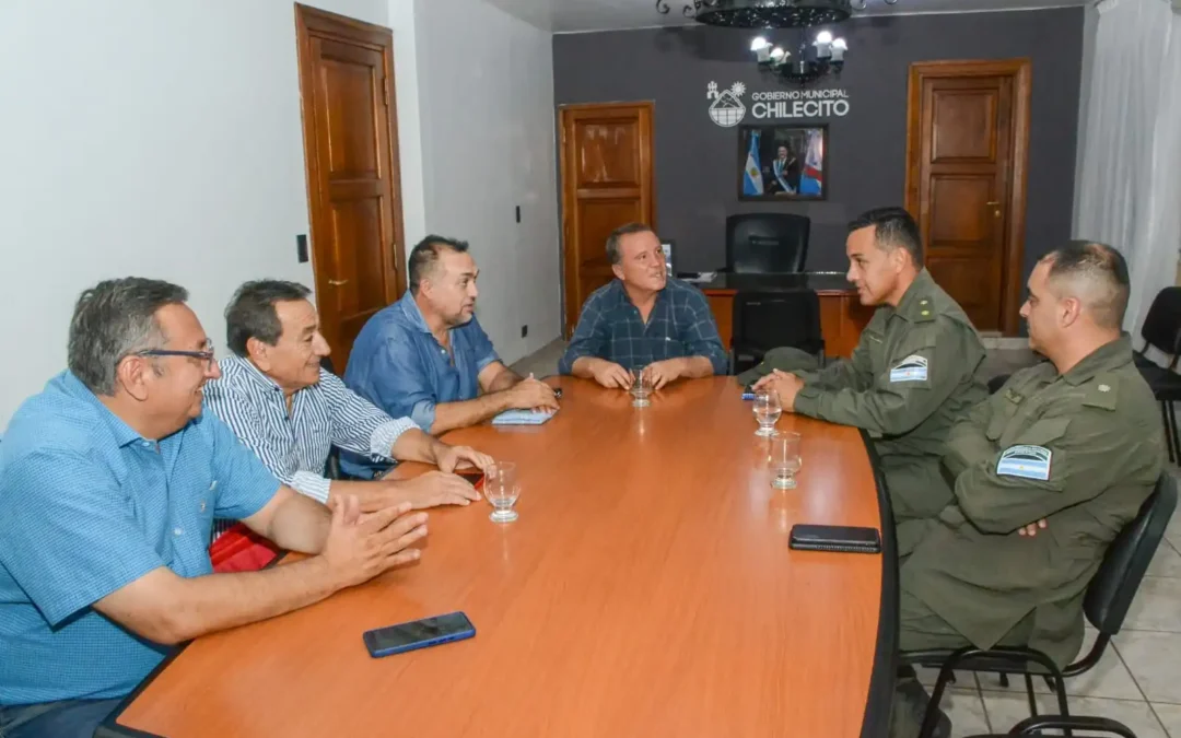 El intendente Brizuela y Doria se reunió con Gendarmería por temas de inseguridad en la ciudad