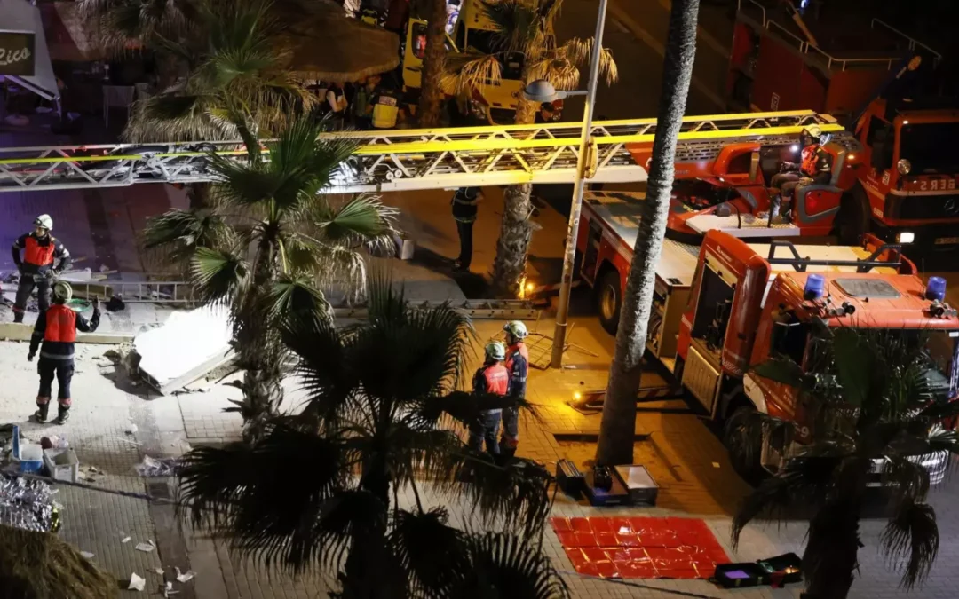 Cuatro muertos y unos veinte heridos por derrumbe de un restaurante en Mallorca, España
