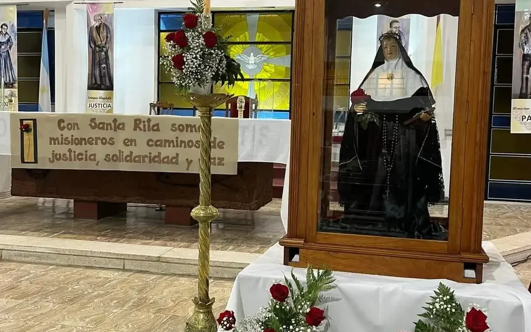 Comenzó la Novena en honor a Santa Rita de Casia