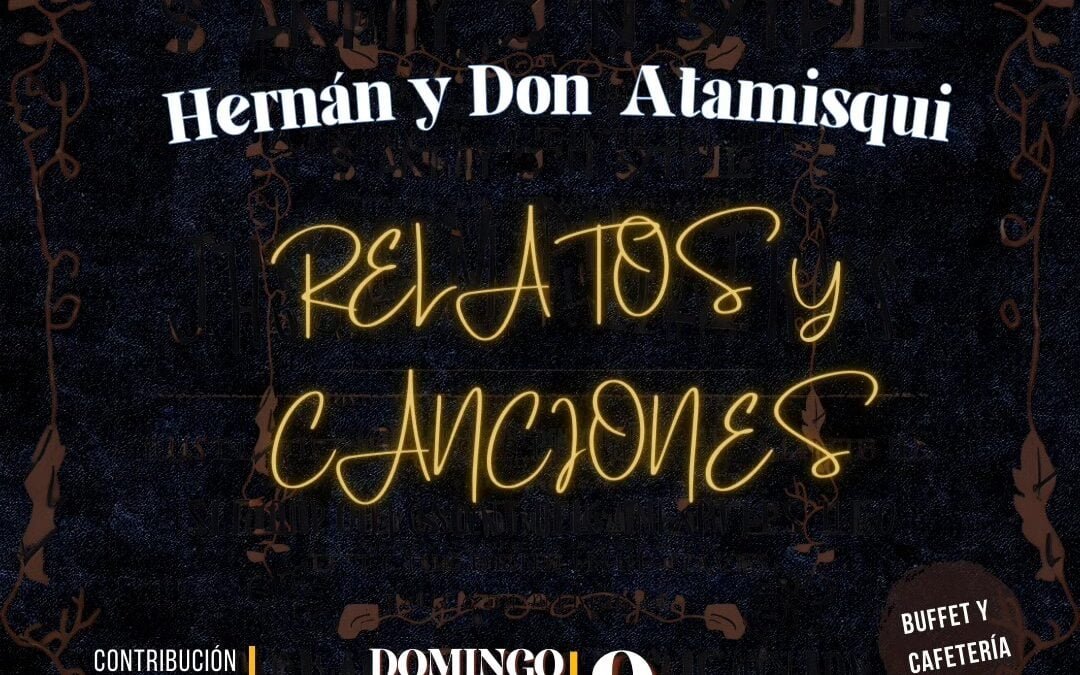El músico Hernán Robles y “Don Atamisqui” invitaron a una experiencia musical y teatral este domingo, en sala Ñauray Takki, en La Plata 409