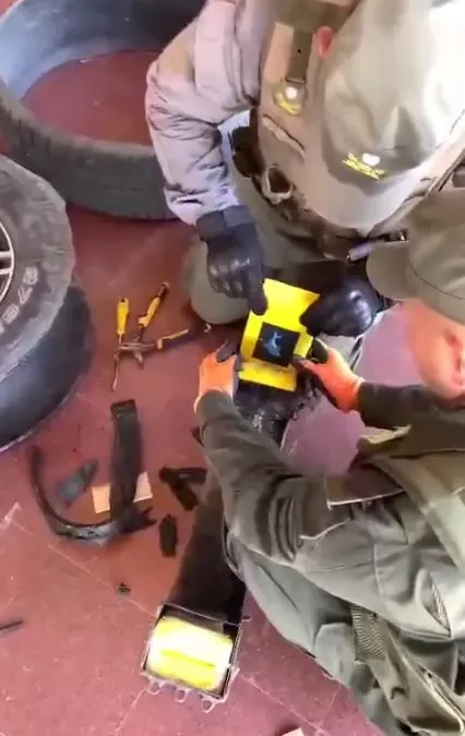 Salta: Gendarmería descubrió 50 kilos de cocaína oculta dentro de las ruedas de una camioneta que circulaba con los neumáticos desinflados