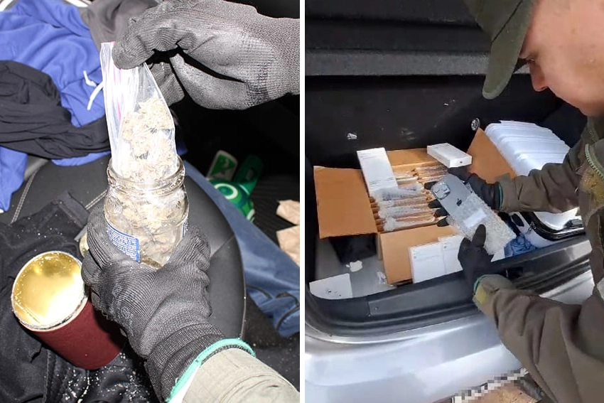 Tras operativo, incautaron contrabando de celulares y marihuana con destino a La Rioja