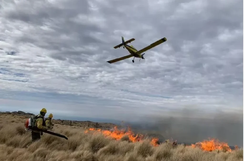 Más de 3 mil hectáreas quemadas en Córdoba por el incendio forestal, y pronostican que alcance las 4 mil en la tarde de este miércoles