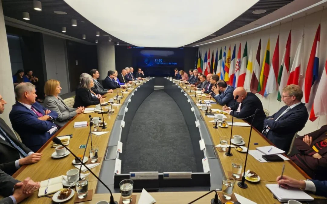 Quintela impulsa inversiones en la Provincia ante embajadores de la Unión Europea, destacando oportunidades en energía, minería y alimentos