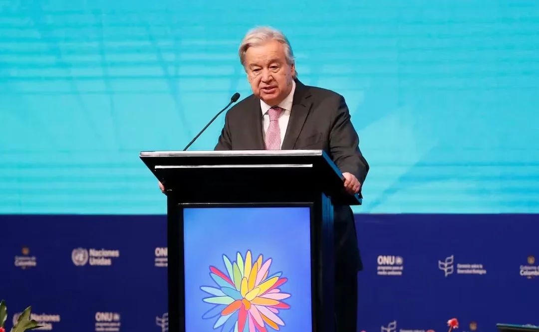 El jefe de la ONU pidió este martes a la humanidad «salir de la crisis existencial» que la está llevando a destruir la naturaleza, mientras jefes de Estado discuten sobre conservación y uso sostenible de la biodiversidad en Colombia