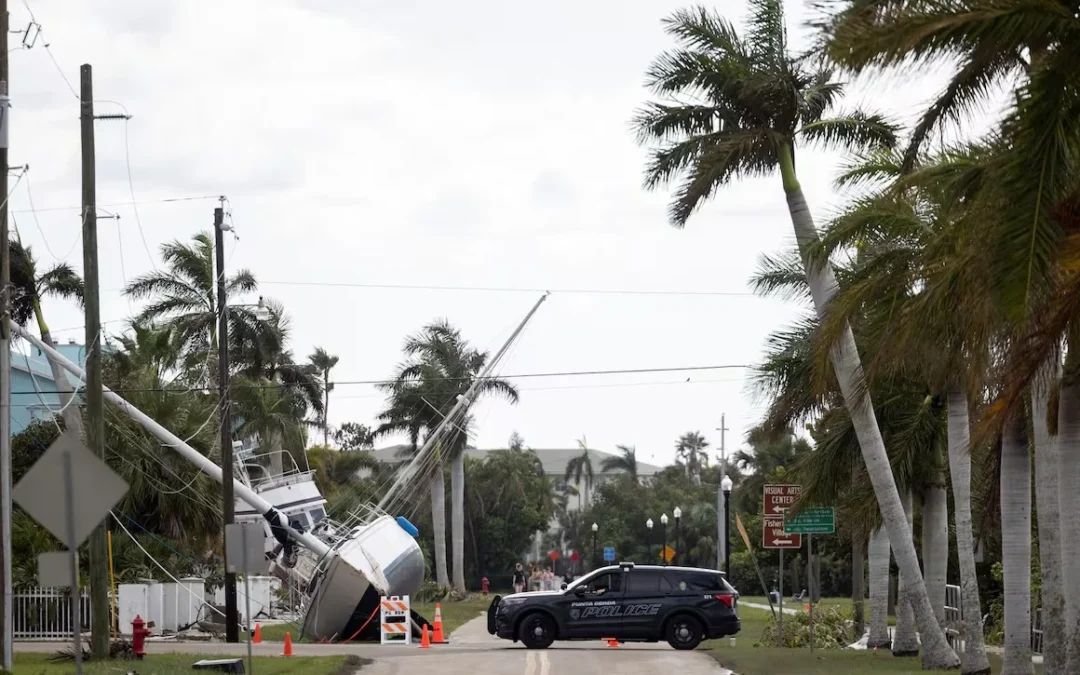 Estados Unidos: cámara de seguridad captó el devastador avance del huracán Milton en Florida
