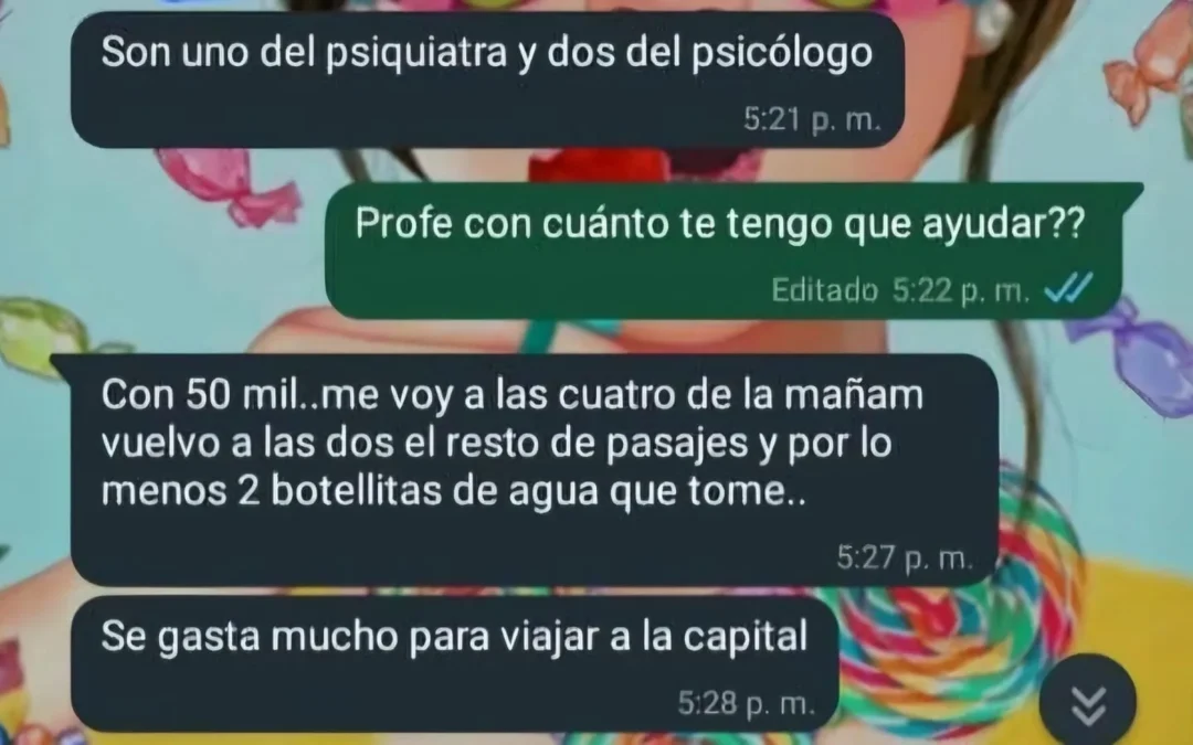 Denuncian a docente titular por exigir dinero a suplente para renovar licencia psiquiátrica. «Necesito plata, esto nos beneficia a las dos, sino, mañana vuelvo»