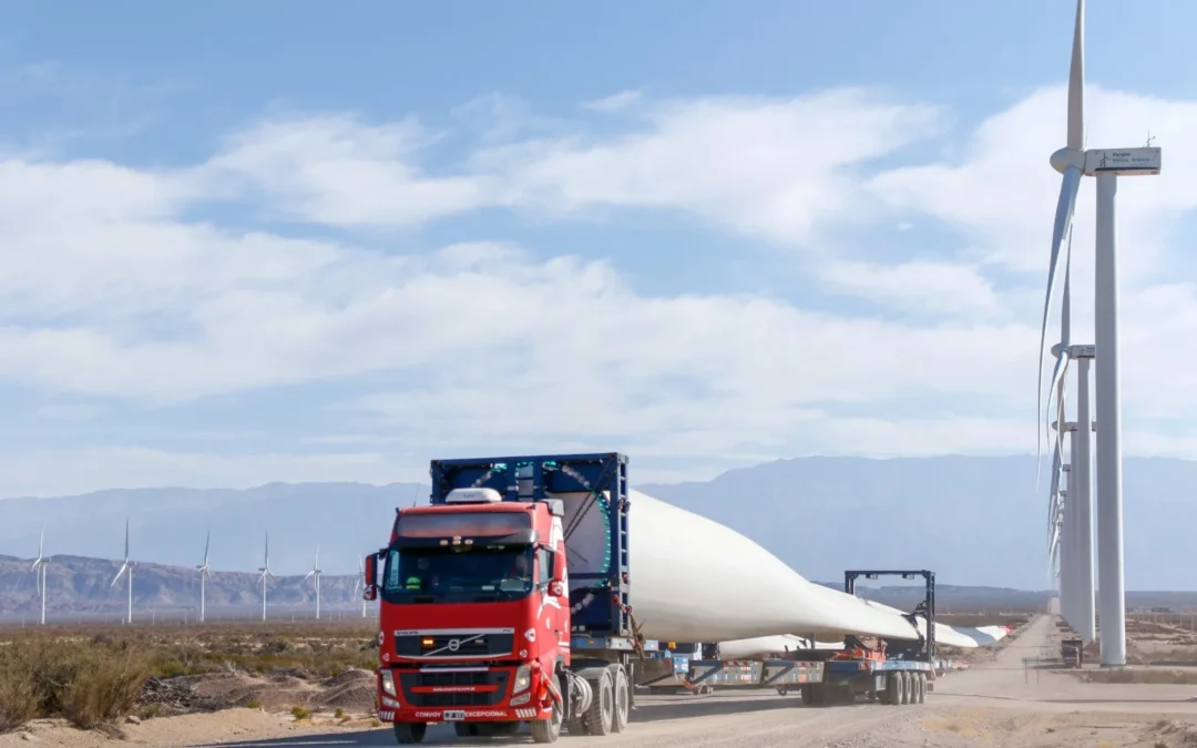 Parque Arauco completó la descarga de aerogeneradores para el proyecto PEA 3 y se prepara para la instalación de 18 nuevas turbinas eólicas