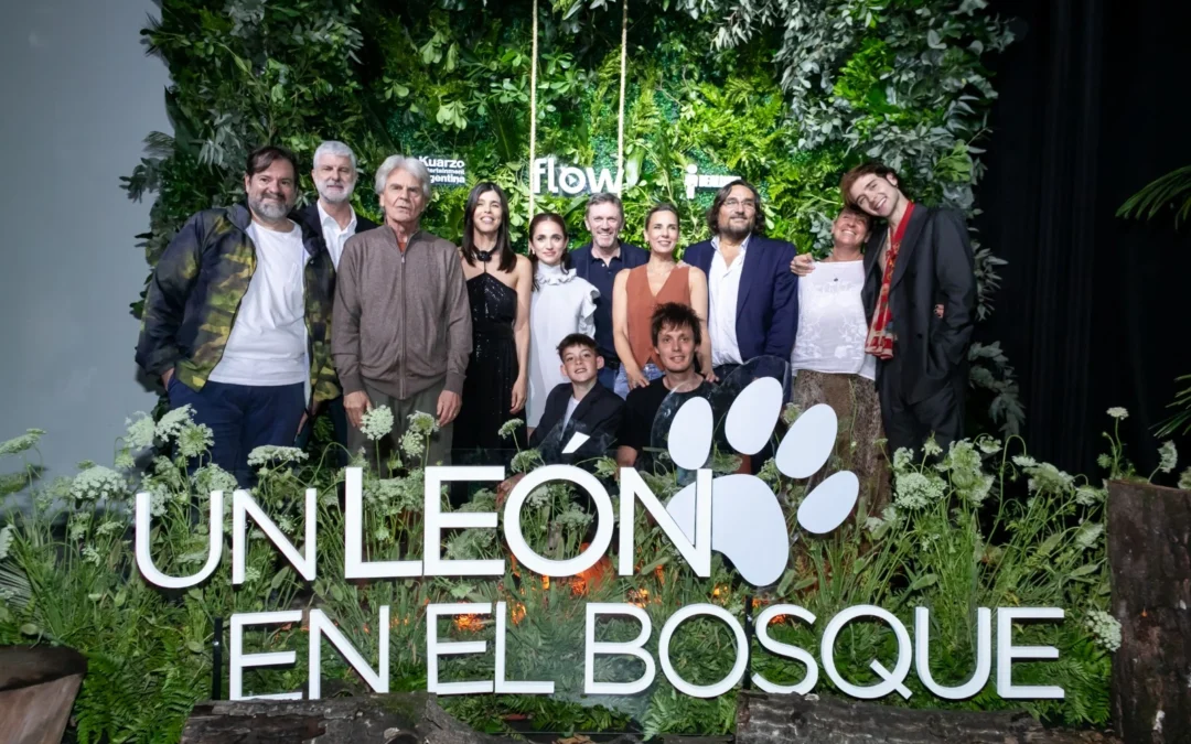 Flow y Kuarzo presentaron “Un León en el Bosque” con reconocidos actores y directivos en una exclusiva experiencia inmersiva