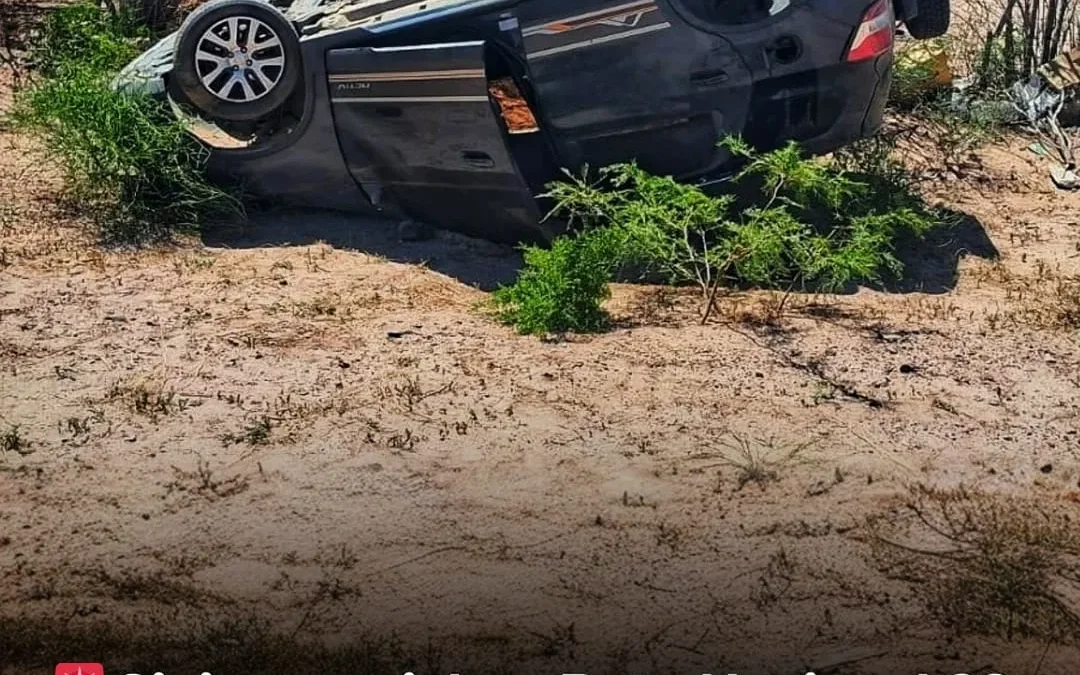 Siniestro en la Ruta Nacional 60: una conductora perdió el control de su vehículo y volcó. Salud confirmó que fue trasladada al hospital
