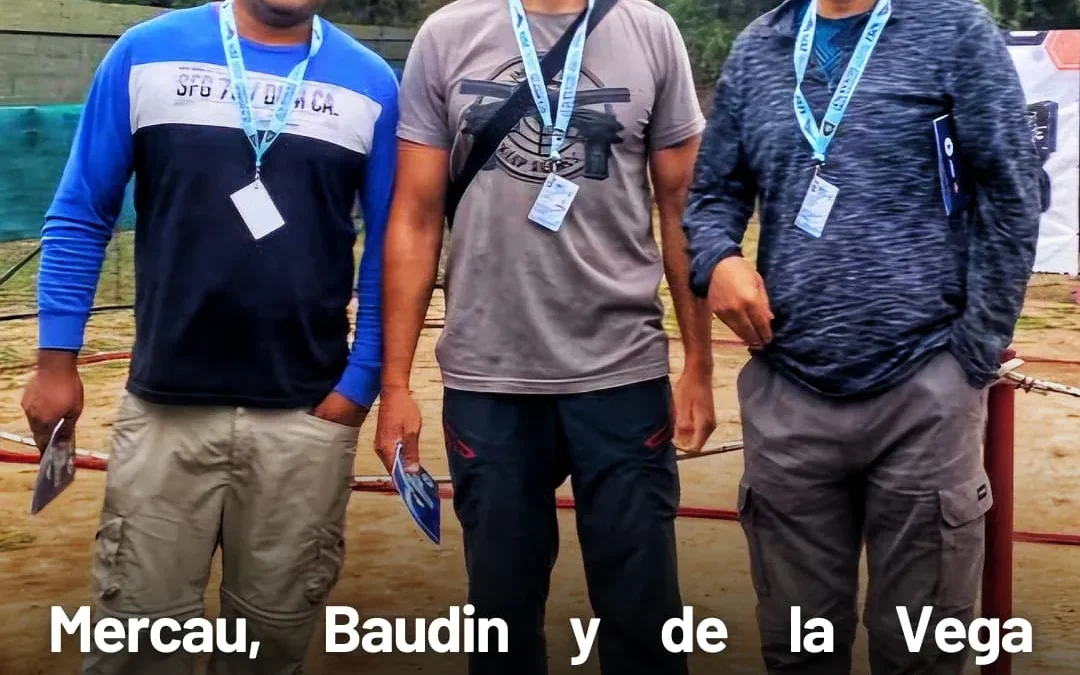 Mercau, Baudin y de la Vega representarán a la provincia en el Torneo Latino de tiro Práctico en Córdoba
