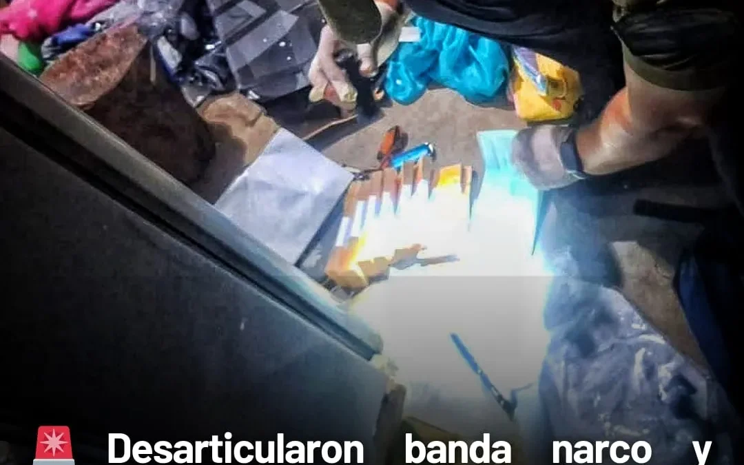 Desarticularon banda narco y secuestraron más de 3 kilos de cocaína tras operativos en Chilecito, Nonogasta y Vichigasta. Hay cinco detenidos
