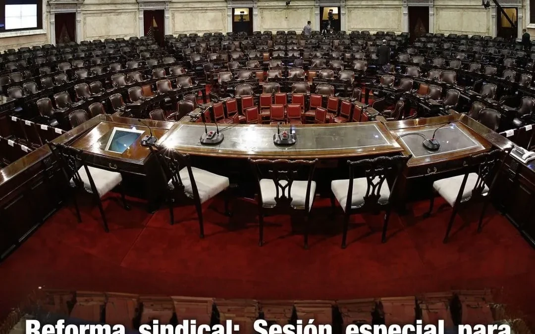 Reforma sindical: Sesión especial para eliminar la reelección indefinida de sindicalistas, frustrada por falta de quorum