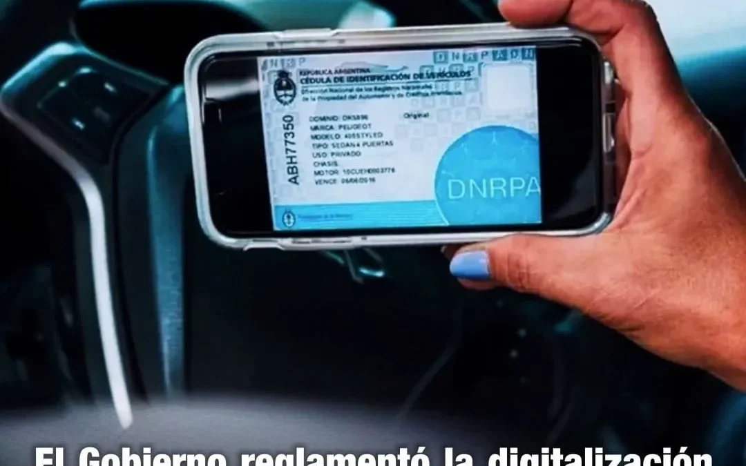 El Gobierno reglamentó la digitalización de la Cédula Azul, permitiendo a titulares de vehículos, autorizar a terceros para conducir a través de la aplicación de Mi Argentina
