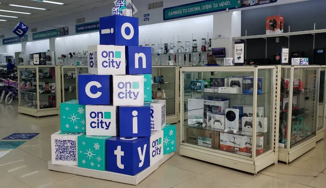 On City ofrece para estas fiestas hasta 18 cuotas sin interés con tarjetas bancarias, hasta 40% de descuento en efectivo y créditos con hasta 20% de descuento y 24 cuotas, pagando la primera en febrero