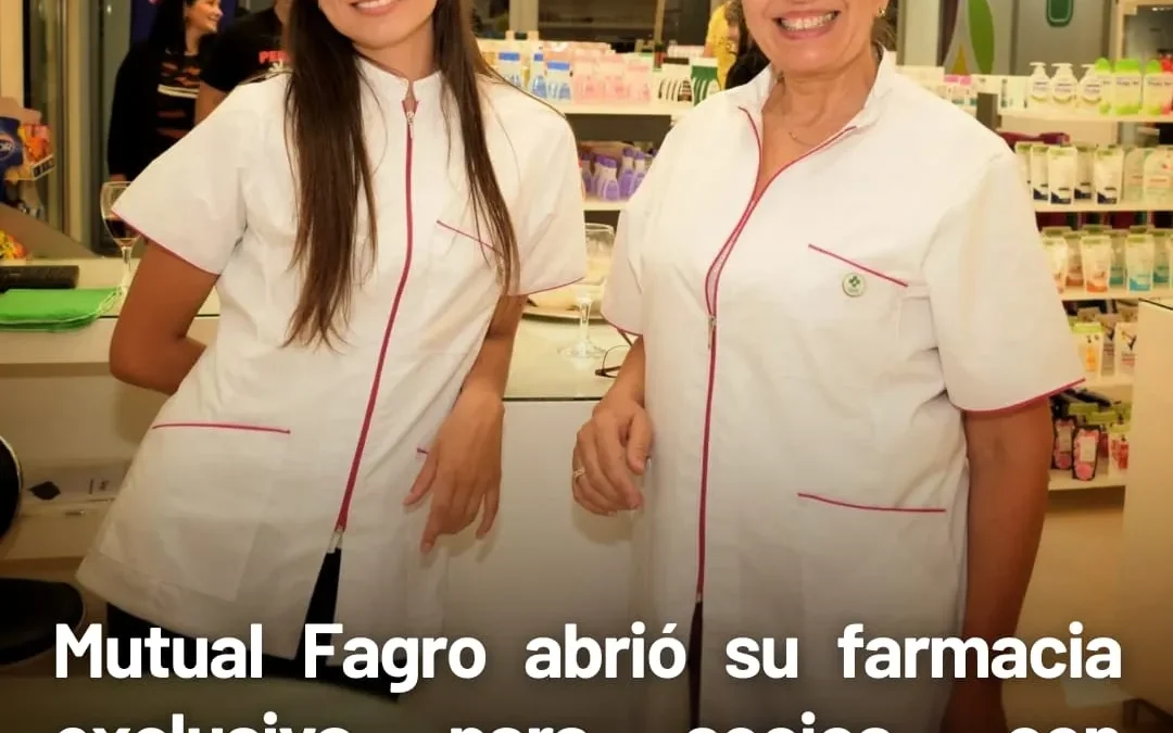 Mutual Fagro abrió su mutual exclusiva para socios, con descuentos en medicamentos y perfumería