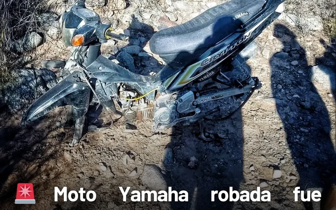 Moto Yamaha robada fue recuperada tras allanamientos policiales