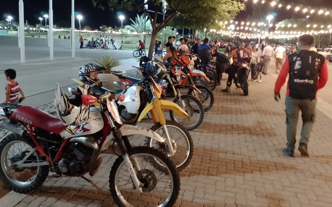 Con 45 motos participantes, el grupo «Los Lanceros» llevó adelante la 9º edición del Enduro Nocturno en Chilecito